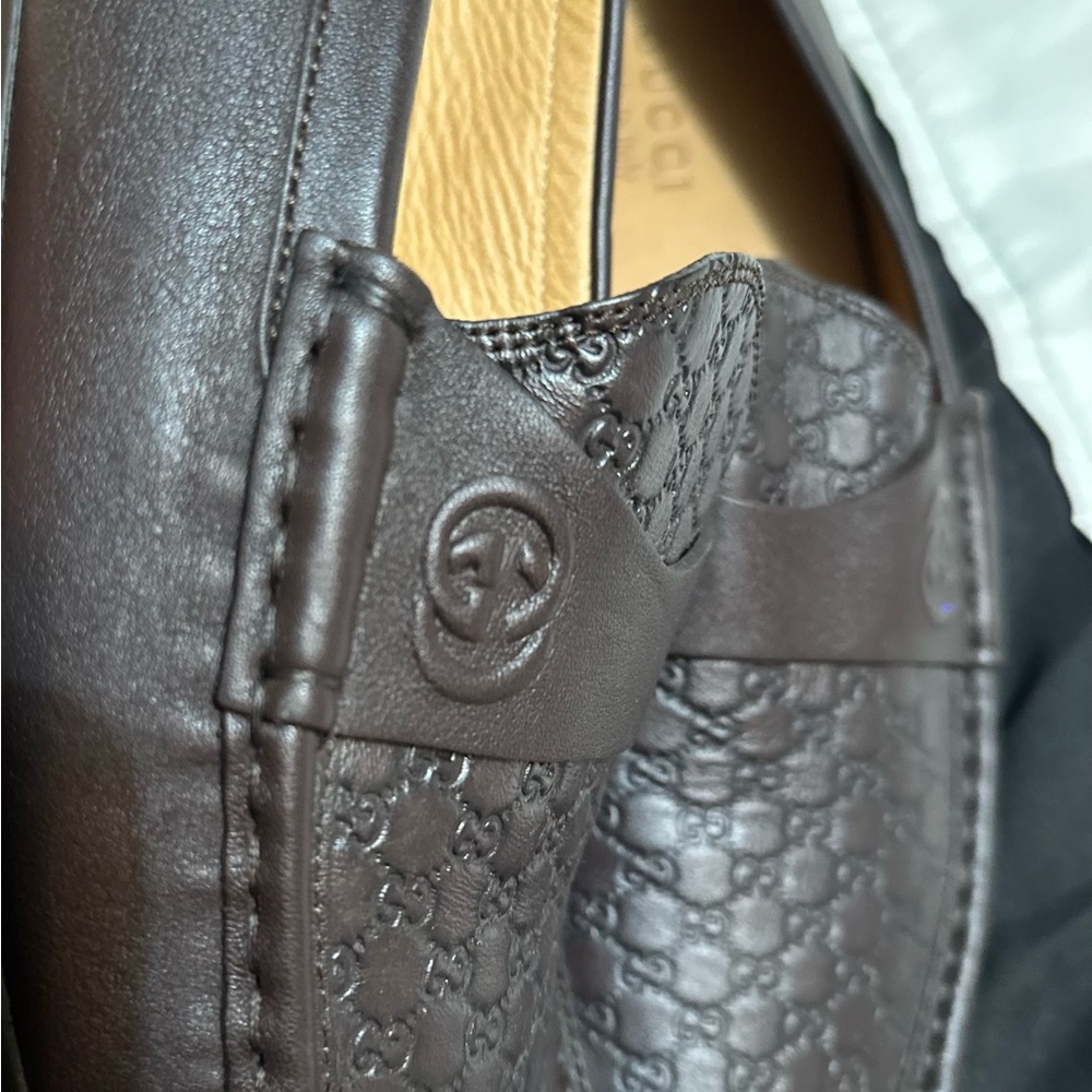 Gucci Brown Leather Loafers